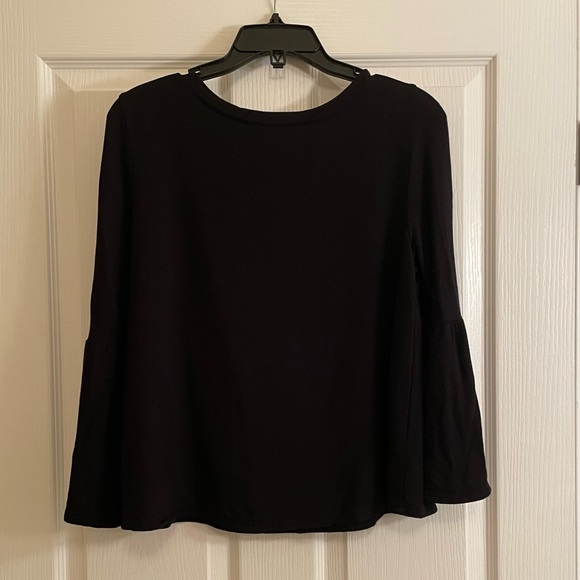 BB DAKOTA Bell Flare Pull Over Sweater in Black - Picture 8 of 13